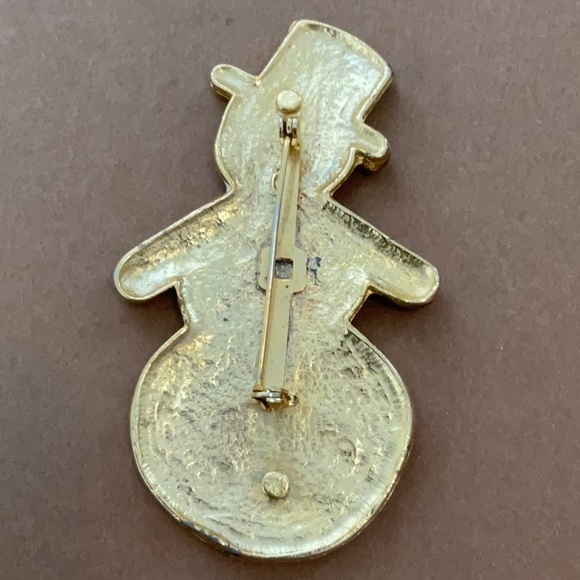 SNOWMAN BROOCH - Picture 4 of 5